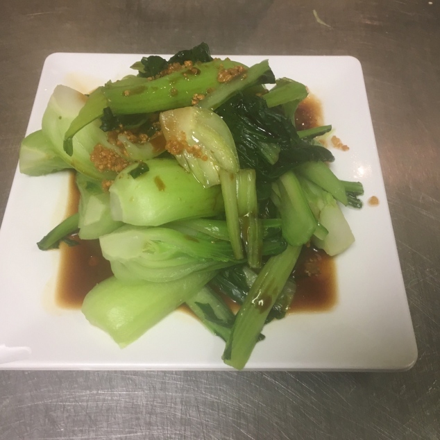 白菜蚝油 Pakchoi met oestersaus