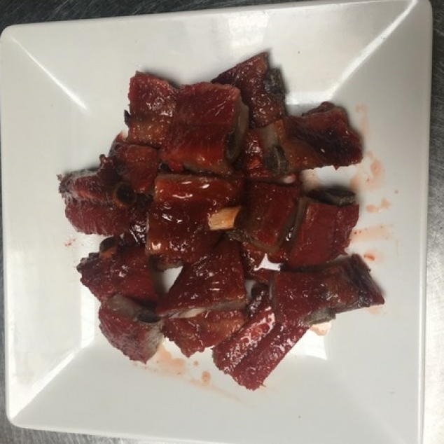 烤排骨小食 geroosterde spareribs