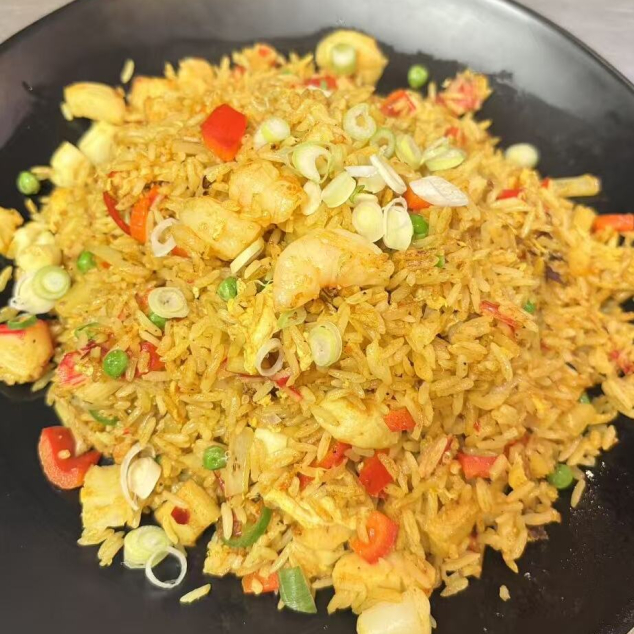 咖喱海鲜饭Nasi kerrie met zeevruchten